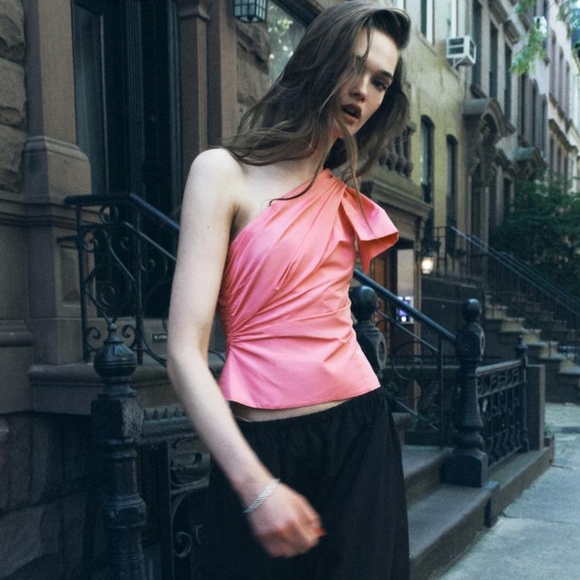 TAFFETA BOW TOP SIZE M - Picture 3 of 8